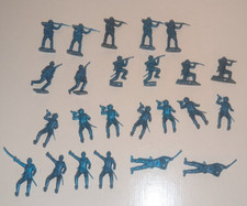Lot of 24 MPC US Civil War Soldiers Blue Army Men Figures Calvery