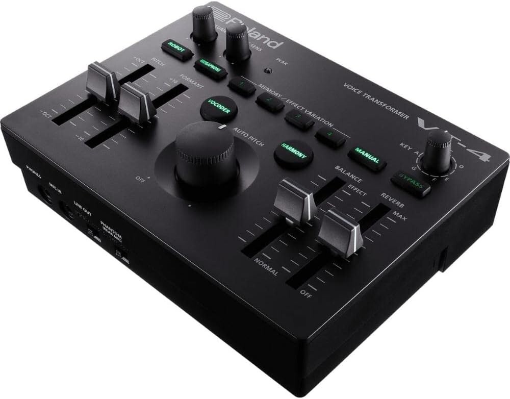 【中古・美品】Roland VOICE TRANSFORMER VT-4 Roland Voice Transformer VT-4 Black New from Japan | eBay