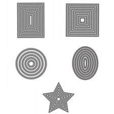 Rectangular Border Metal Cutting Dies Stencils For DIY Scrapbooking Craft Card