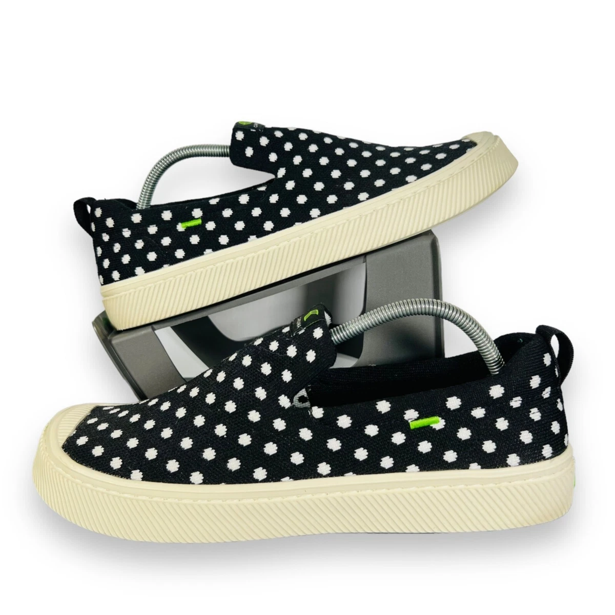 Polka dot slip on best sale sneakers