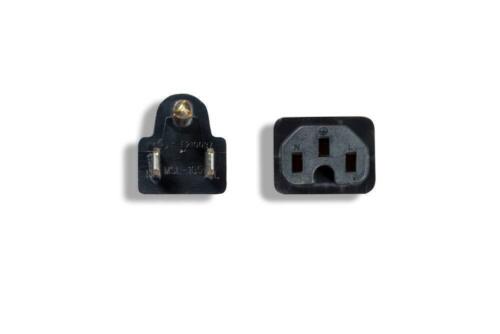 North American Power Cord, NEMA 5-15P to IEC320 C15, 3', 14 AWG, 15A, 250V (ZWAC - Picture 4 of 24