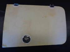 DOOR W/ HINGE & SOUTHCO MOBELLA LATCH WHITE STARBOARD 20" X 14 1/2" MARINE BOAT