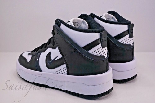 Nike Dunk High Up Black White Panda Sneakers DH3718-104 Women's Size 5 - Picture 6 of 10