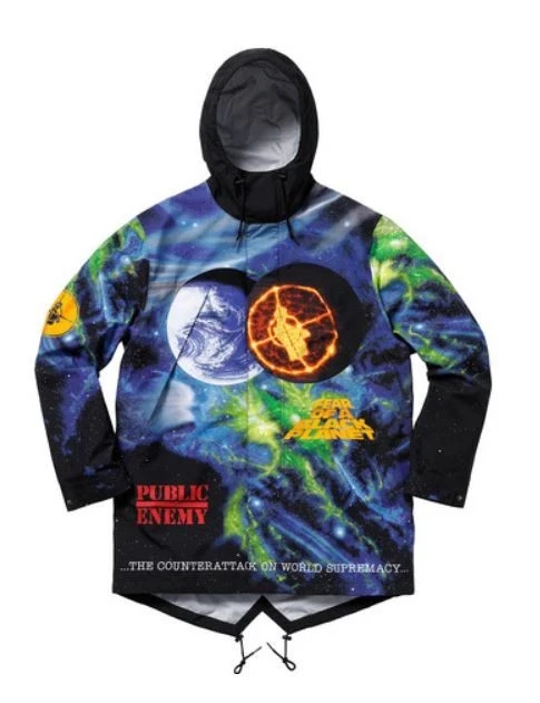 Parka Supreme UNDERCOVER Public Enemy ruban adhésif taille M