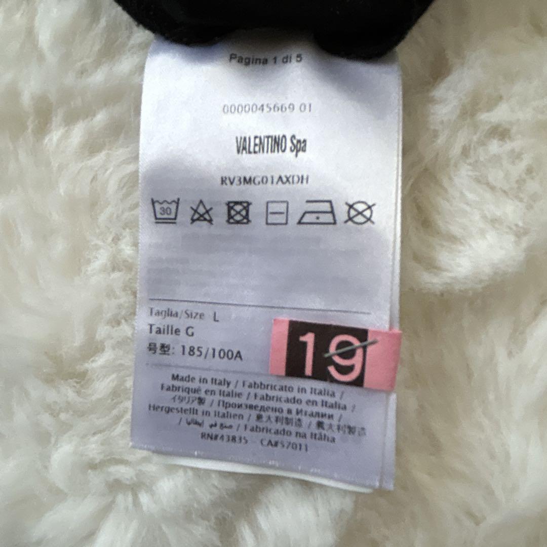 VALENTINO Short sleeve t-shirt rare design Black cotton 100% Good Size L For Men thumbnail 19