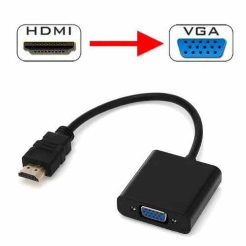 1080P HDMI Male to VGA Female Video Cable Cord Converter Adapter For PC USA - Image 2 of 4