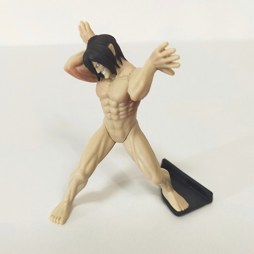 Attack On Titan Smartphone stand Figure Eren Yeager Takara Tomy Capsule Toy 2014 - Picture 9 of 9