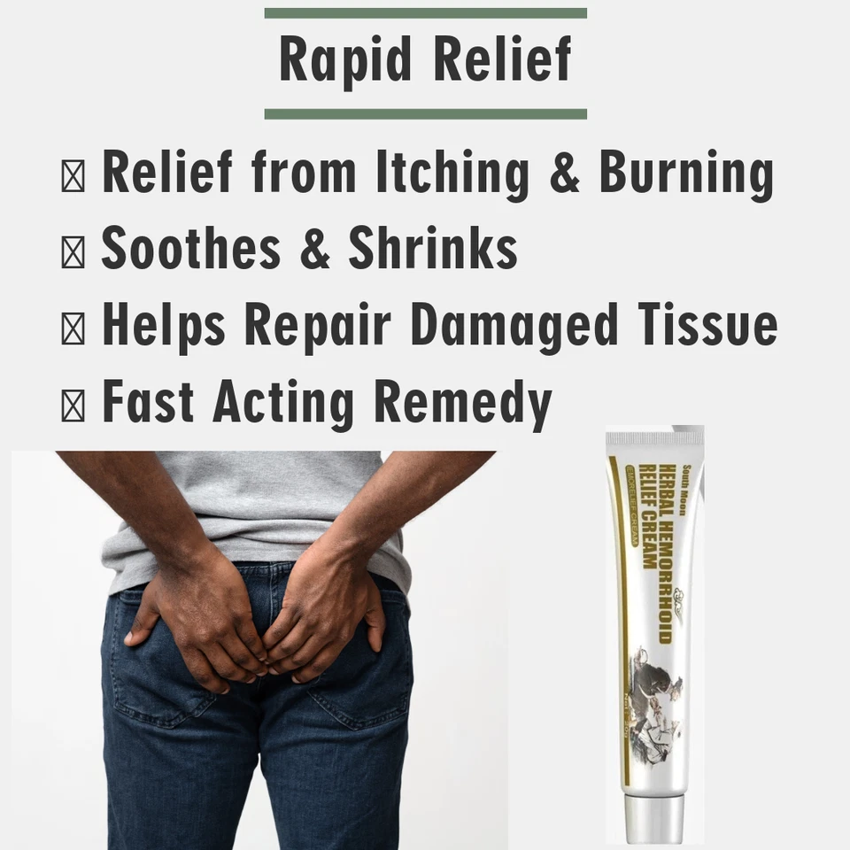 SOLEIL COLLECTIONS Hemorrhoid Cream Haemorrhoid Piles Anal Fissure Pain Soothing Relief Ointment