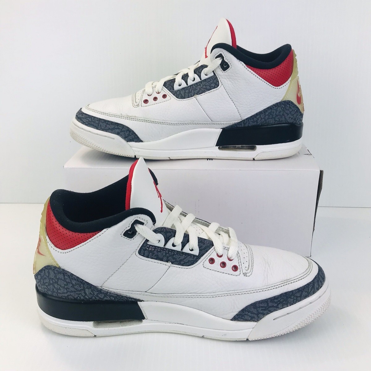 Size 9.5 - Jordan 3 Retro Denim SE Fire Red 2020 Size 9.5 - Jordan 3 Retro Denim SE Fire Red 2020