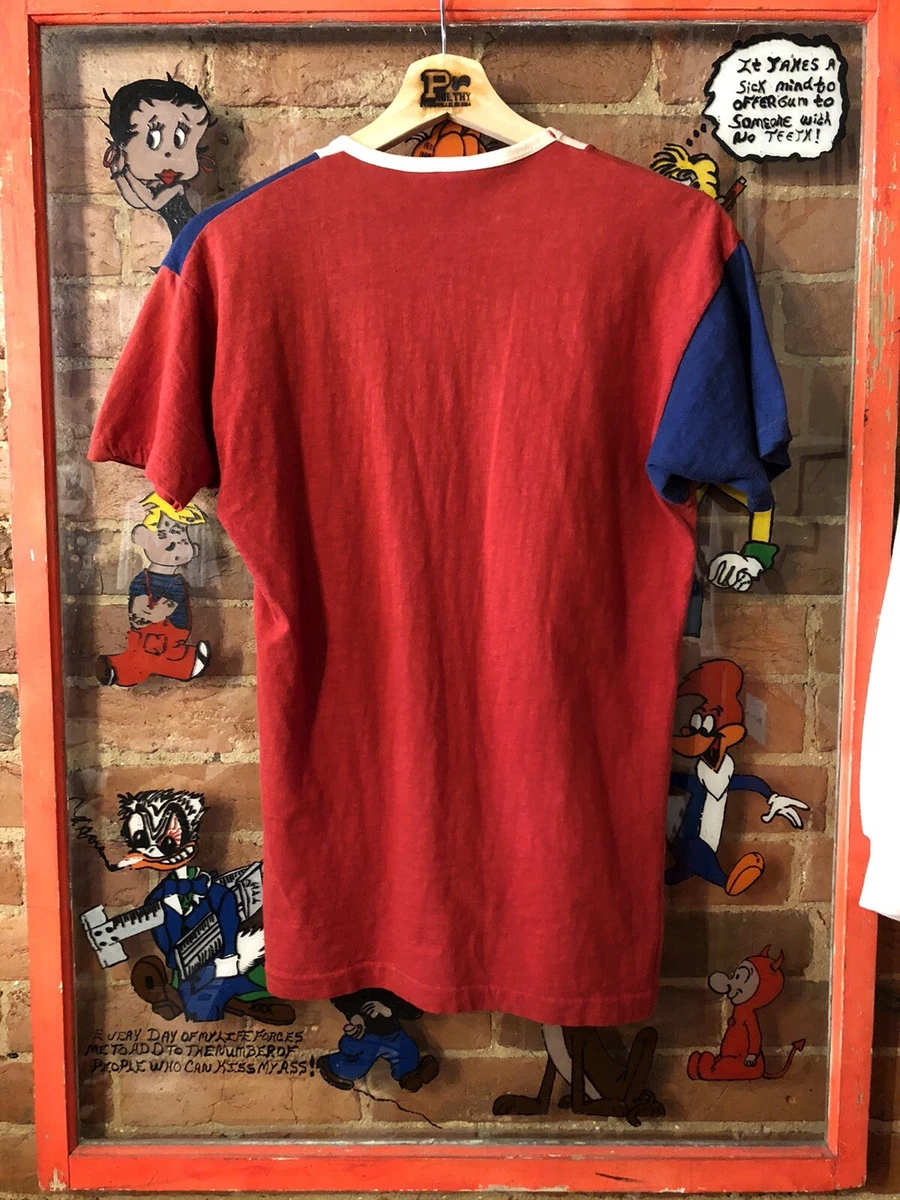 Champion red white and blue shirt discount