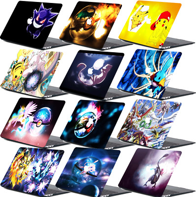 Lovely Pokemon GO Cartoon Rubberized Hard Case Key Cover For New Macbook Pro Air