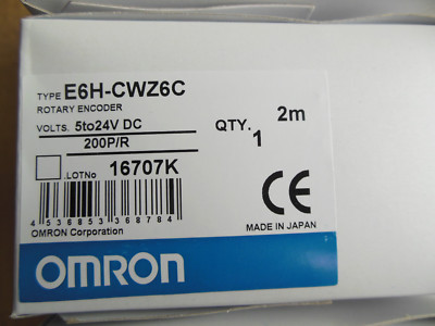 OMRON ENCODER E6H-CWZ6C 200P/R FREE EXPEDITED SHIPPING NEW