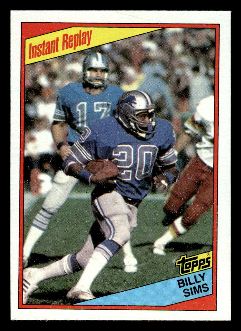 Billy Sims 1984 Topps #261 Detroit Lions