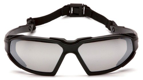 Gafas de seguridad antiniebla Pyramex Highlander plateadas negras SBB5070DT - Imagen 2 de 4