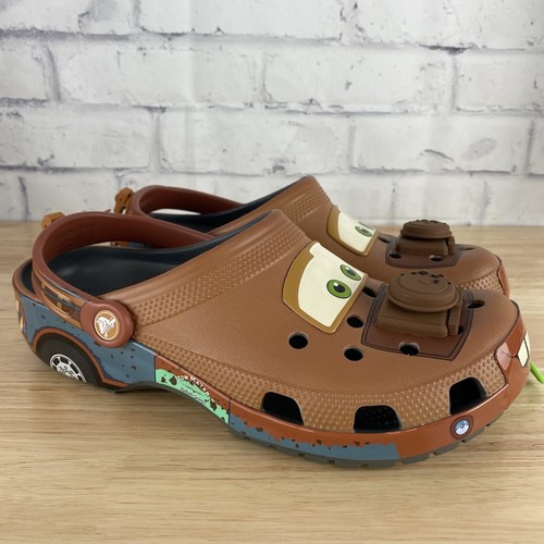 Crocs Mater Cars Classic Clog Men's Size 10 Disney Mater Crocs Women's