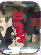 Raw Metal Rolling Paper Tray Large.................FREE Shipping