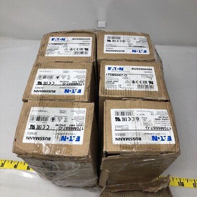 Eaton Bussmann Series 170M6667-G TYPOWER Zilox 1400A 690V 3FKE/90 Lot of 6