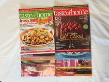Lot Of 8 Taste Of Home Vintage Magazines With Recipes 2009 - 2010 3lbs