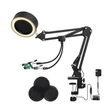 3-in-1 Solder Smoke Absorber Fume Extractor Fan with 2 Helping Hands and 3 Ca...