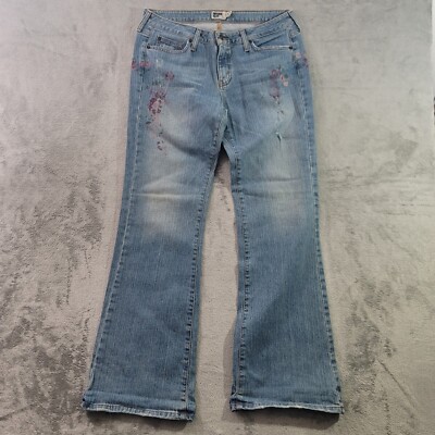 Vintage Anchor Blue Jeans Women's Bootcut Size 13 Blue Relaxed