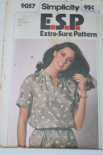 UNCUT Simplicity ESP 9057 Pattern Size 10 12 14 Vintage 1979 92996 - Picture 2 of 4