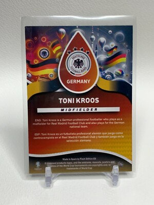 Carte Toni Kroos – Allemagne EURO 2024 – Signature Imprimée – Outdoor Editions – RARE