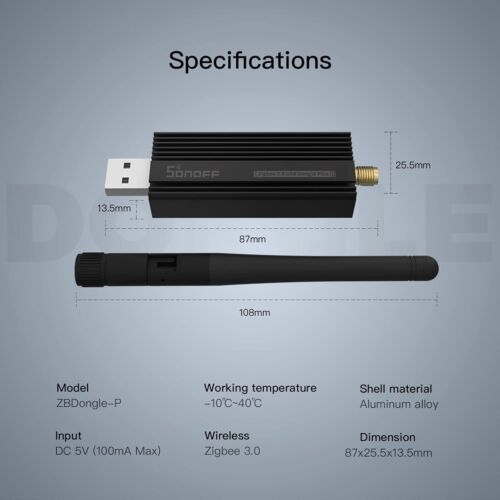 Sonoff ZigBee 3.0 Smart USB Dongle Plus 3.x.0 TI CC2652P + CP2102 N Coordinator - Picture 11 of 12