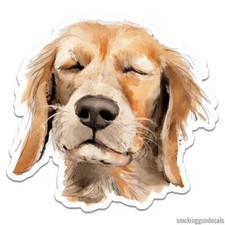 Tired Labrador Dog, Vinyl Decal Sticker, Indoor Outdoor, 3 Sizes, 12545