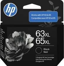 HP 63XL/65XL Black High-Yield Ink Cartridge Replaces Both 63XL  65XL B7RT5AN