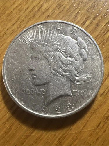 1923-D PEACE SILVER DOLLAR - AU+ ~NICE COIN~