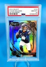 2024 Panini Select Caleb Williams Club RC Silver Prizm Rookie #216 Bears PSA 10