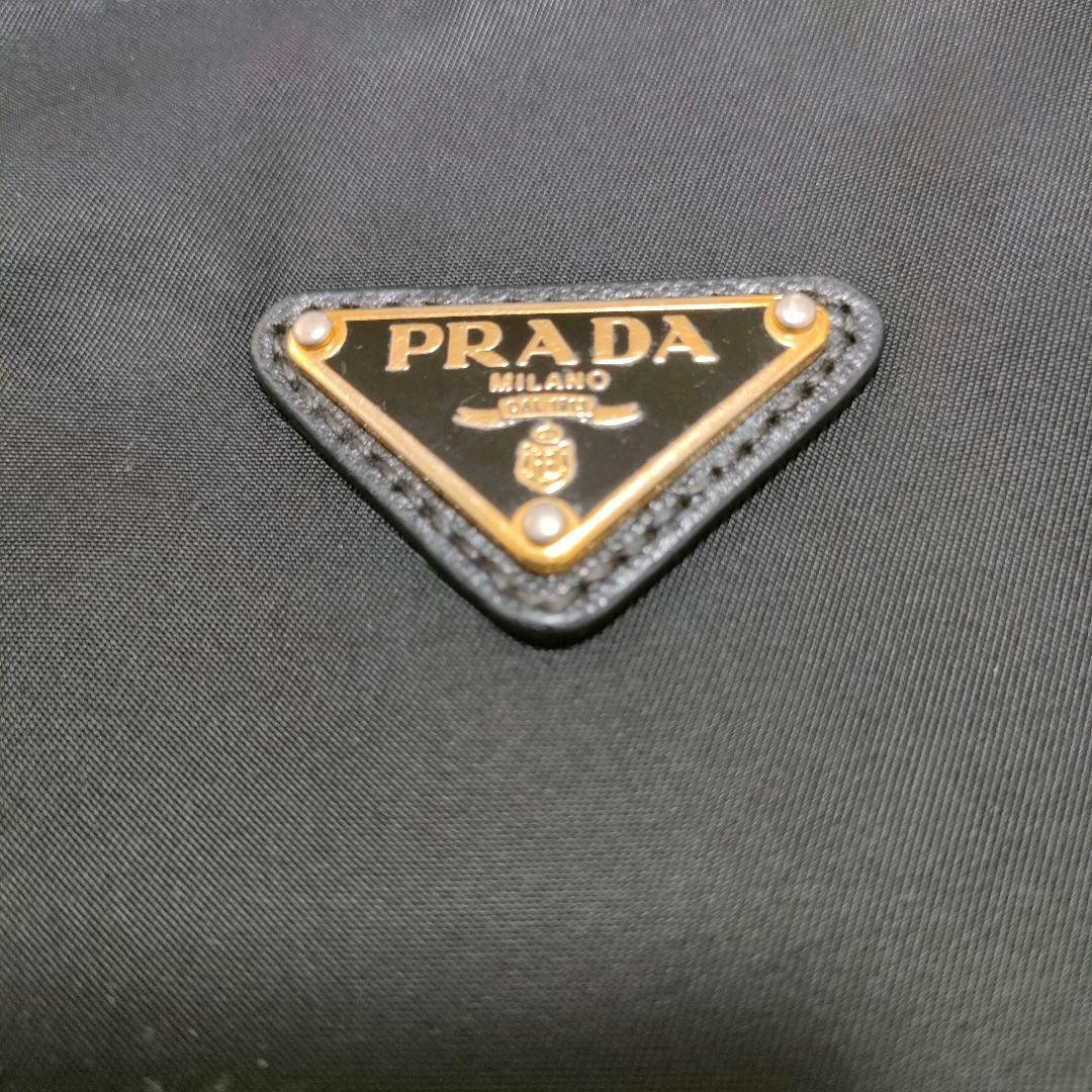 PRADA Nylon Shoulder Bag BT0706 Black Crossbody with Logo Authentic From Japan thumbnail 9