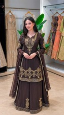 WEDDING PUNJABI SHARARA PALAZZO SALWAR SUIT PLAZZO KURTI SHALWAR KAMEEZ