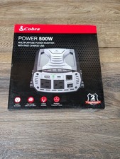 Cobra Power 500W Power Inverter Portable Car Charger New SEALED