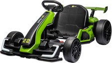 24V 300W Kids Electric Drift Go Kart with Sport Mode for Outdoor Racing Fun