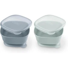 Leak-Proof Suction Bowl with Lid Microwave Freezer and Dishwasher Safe