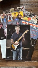 ERIC CLAPTON poster and magazine feature article (6 pages) | 2013 MOJO Magazine