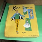 Vintage Barbie & Ken Yellow Doll Carrying Case Ponytail Barbie 1961 by Mattel