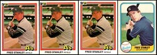 1981 Fred Stanley (4) Card Lot - EXCLUSIVE – BE AMONG THE FIRST TO OWN IT!
