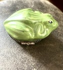 Limoges Peint Main Trinket Box Green Frog Rochard Porcelain Adorable — photo 2