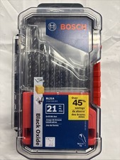 Bosch 21 Piece Black Oxide Metal Drill Bit Se...