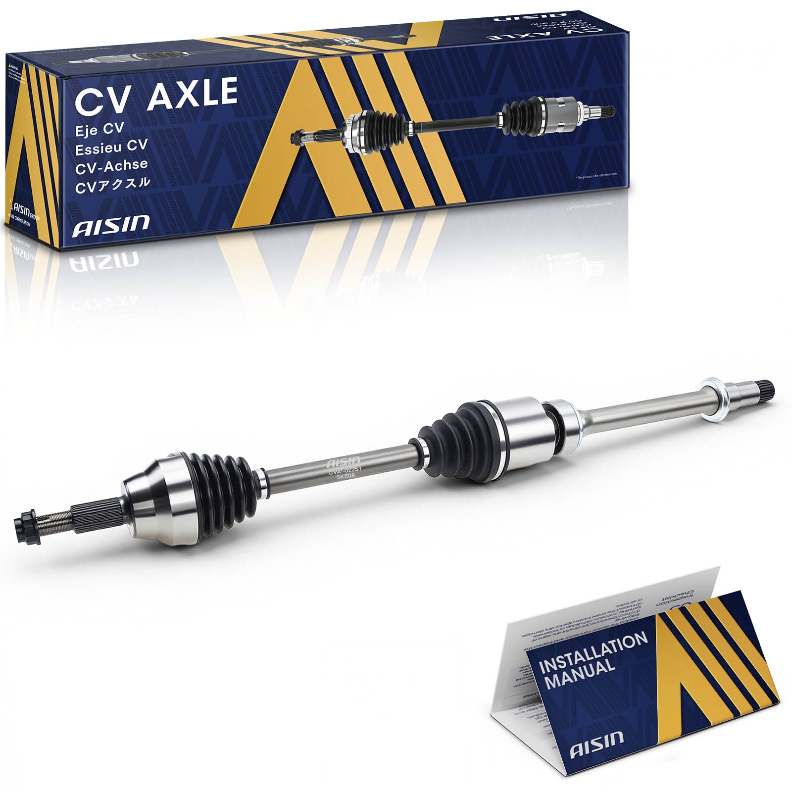 AISIN Front Right CV Axle Assembly for Toyota Camry Highlander Lexus RX330 ES300