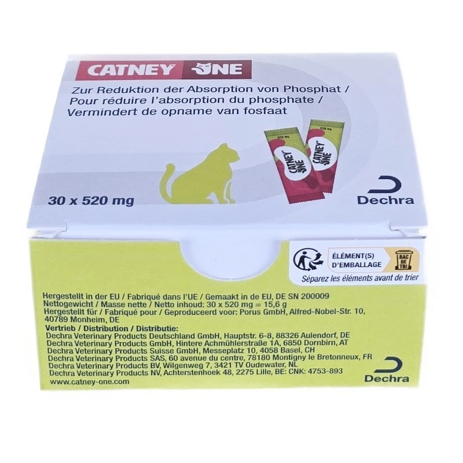 DECHRA, CATNEY ONE Catney® One - 30 Stickpacks à 520 mg für Ihre Katze