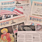 THOMAS EDISON NEWSPAPERS 1991 for COLLECTION — photo 4
