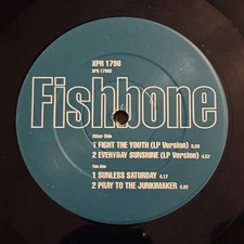 FISHBONE - Fight The Youth - PROMO 12" Vinyl Single - 1992 Columbia - FUNK METAL