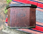 Antique Norwegian Trunk Kiste Painted Carved Circa 1800 Norway Octagonal Rare — photo 7