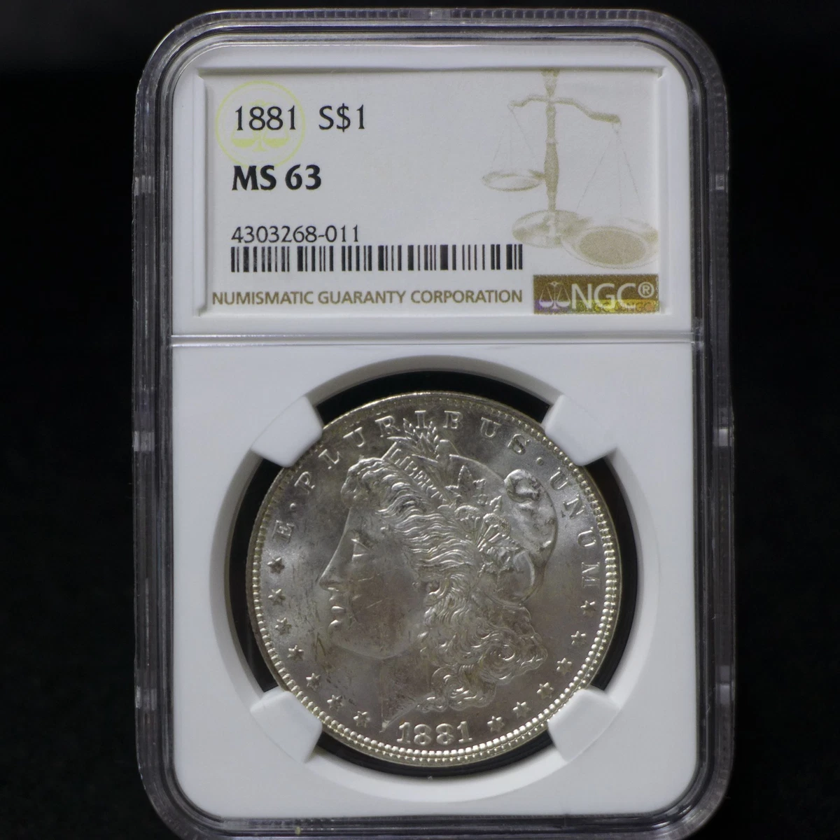 MS 63 Graded 1881 Year Morgan US Dollars (1878-1921) for sale | eBay