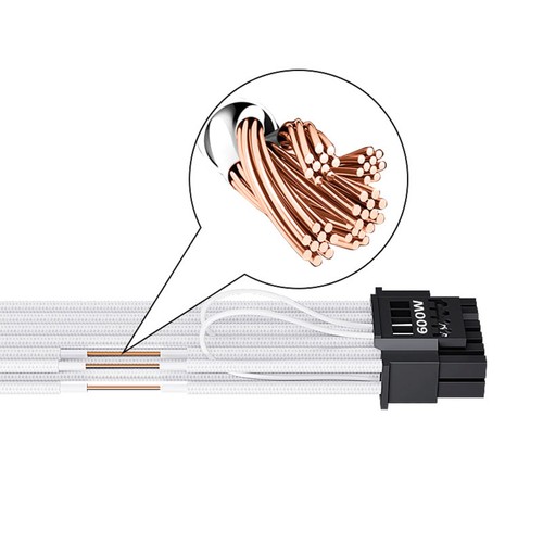 16(12+4)Pin to 4Pcs PCI-E 8Pin GPU Graphics Video Card PCIE 5.0 Cable For RTX - Afbeelding 7 van 14