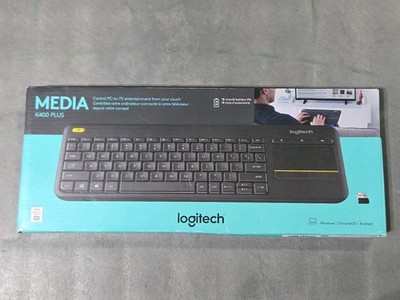 Logitech K400 Plus keyboard RF Wireless - Black
