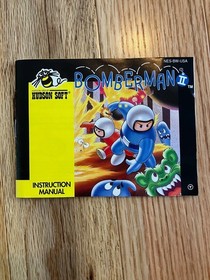 Bomberman II 2 NES w Box and Instruction Manual (1993) Tested